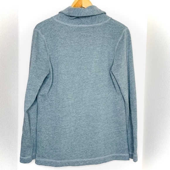 Merona Grey V-Neck Fleece Lined Sweatshirt - Picture 10 of 10